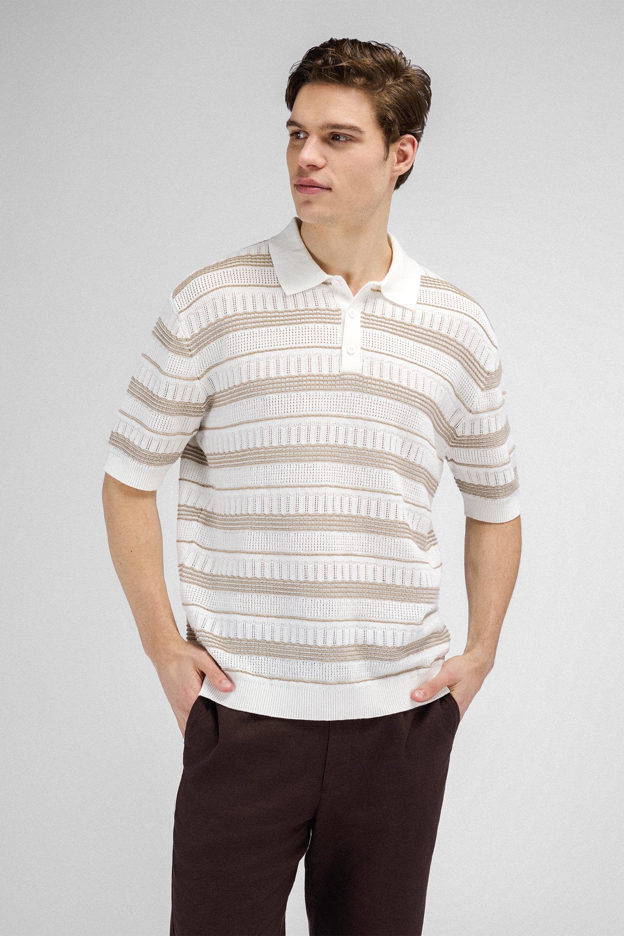 Urban Pioneers Male Corrado Pique PIQUE SNOW WHITE