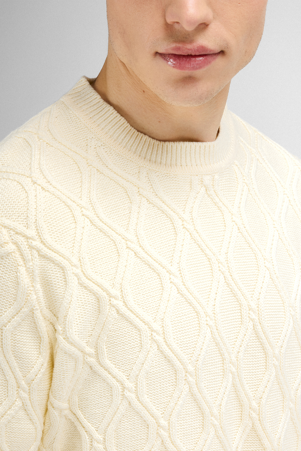 Urban Pioneers Male Cosimo Sweater SWEATER CREAM