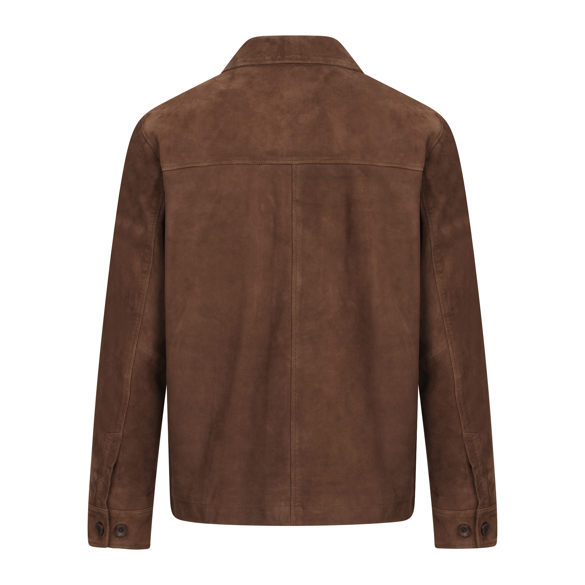 Urban Pioneers Male Cruz Suede SHIRT CHOCOLATE BROWN