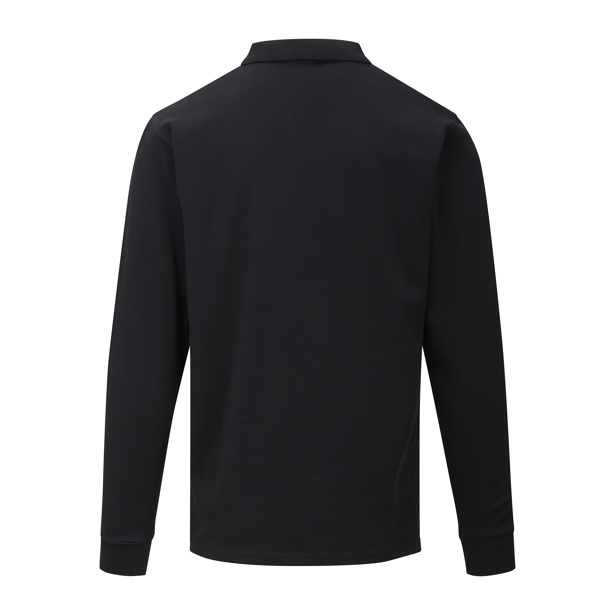 Urban Pioneers Male Dani LS Pique PIQUE BLACK