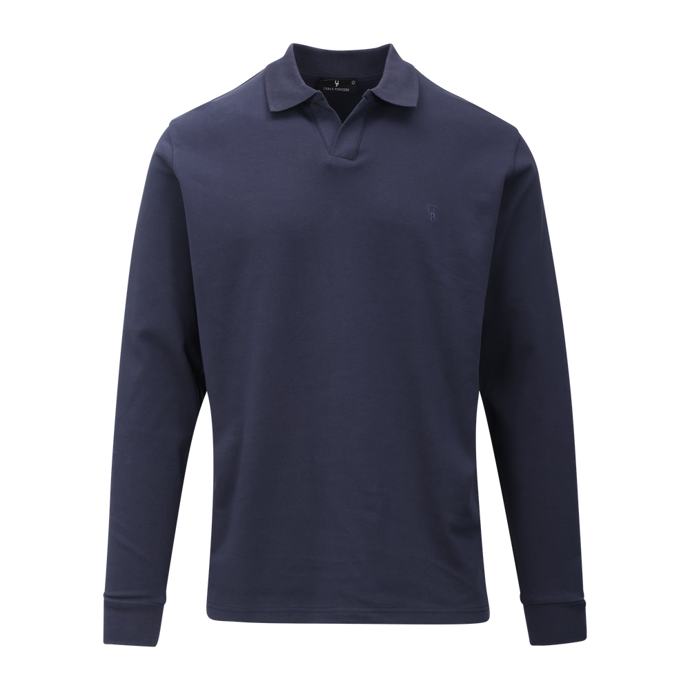 Urban Pioneers Male Dani LS Pique PIQUE NAVY