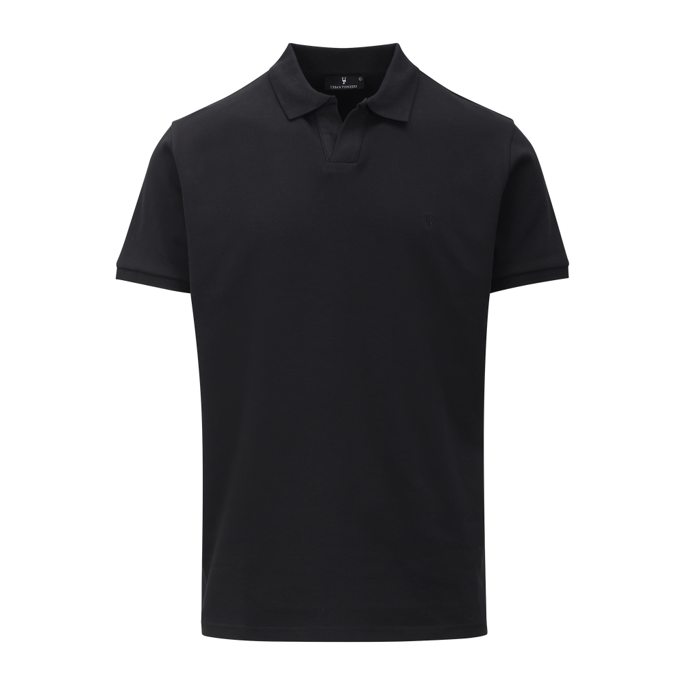 Urban Pioneers Male Dani SS Pique PIQUE BLACK