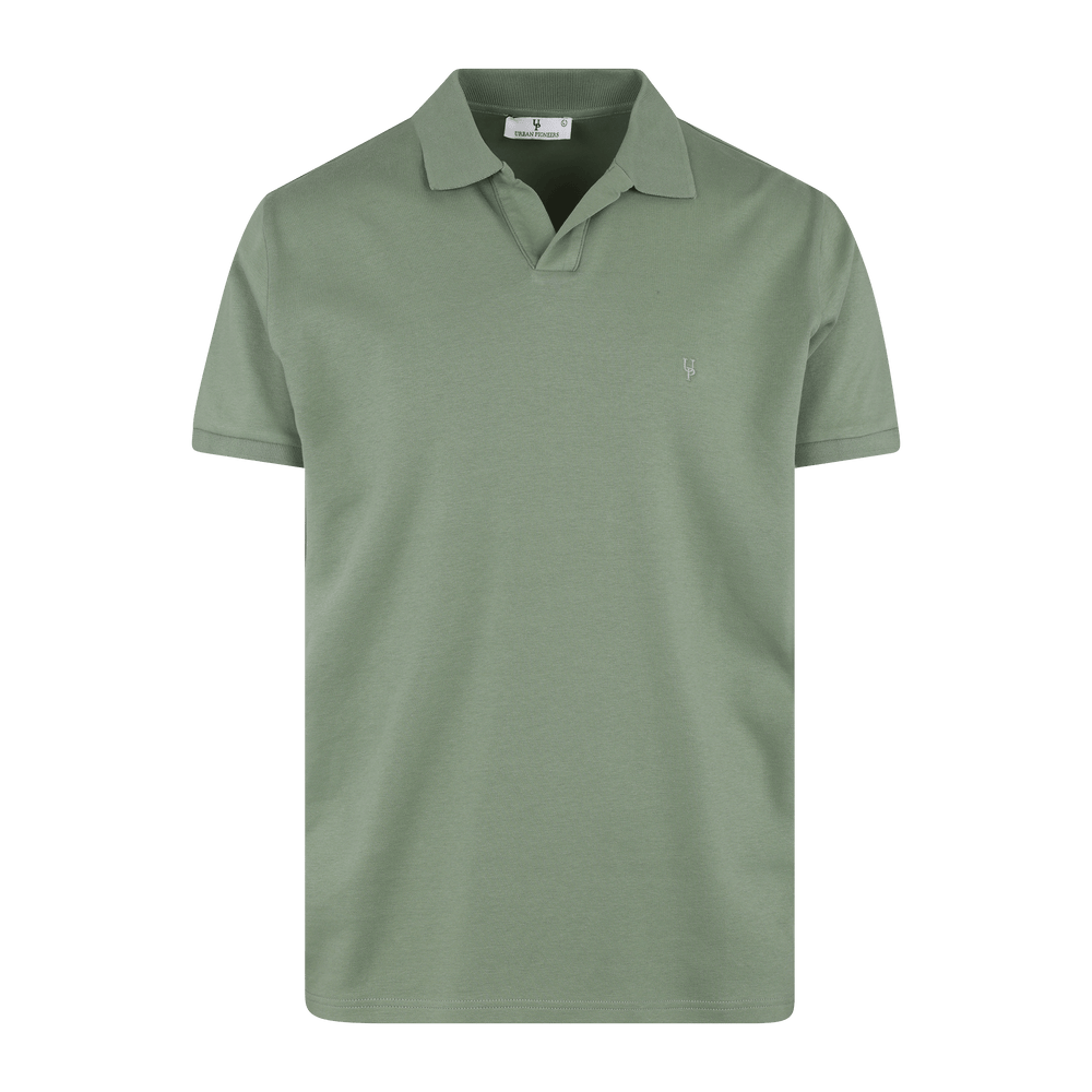 Urban Pioneers Male Dani SS Pique PIQUE HEDGE GREEN