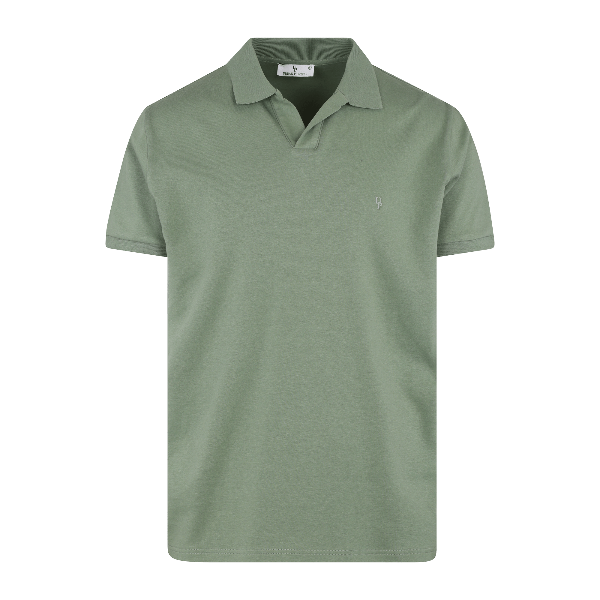 Urban Pioneers Male Dani SS Pique PIQUE HEDGE GREEN