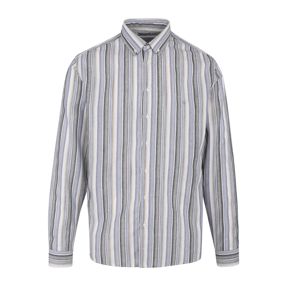 Urban Pioneers Male Daniel LS Shirt SHIRT BLUE MULTI