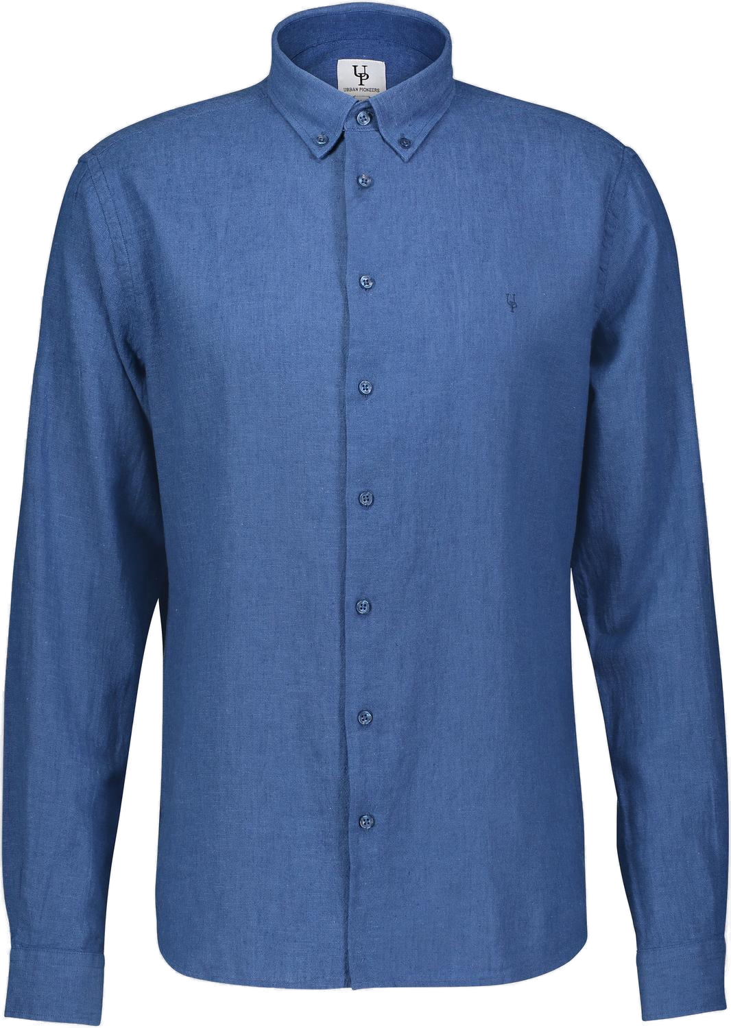 Urban Pioneers Male Declan Shirt SHIRT MID BLUE MELANGE