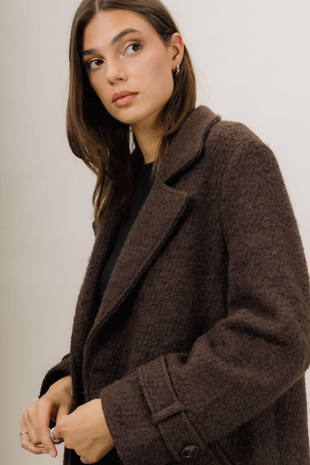 Urban Pioneers Female Delilah Coat COAT BLACK COFFEE