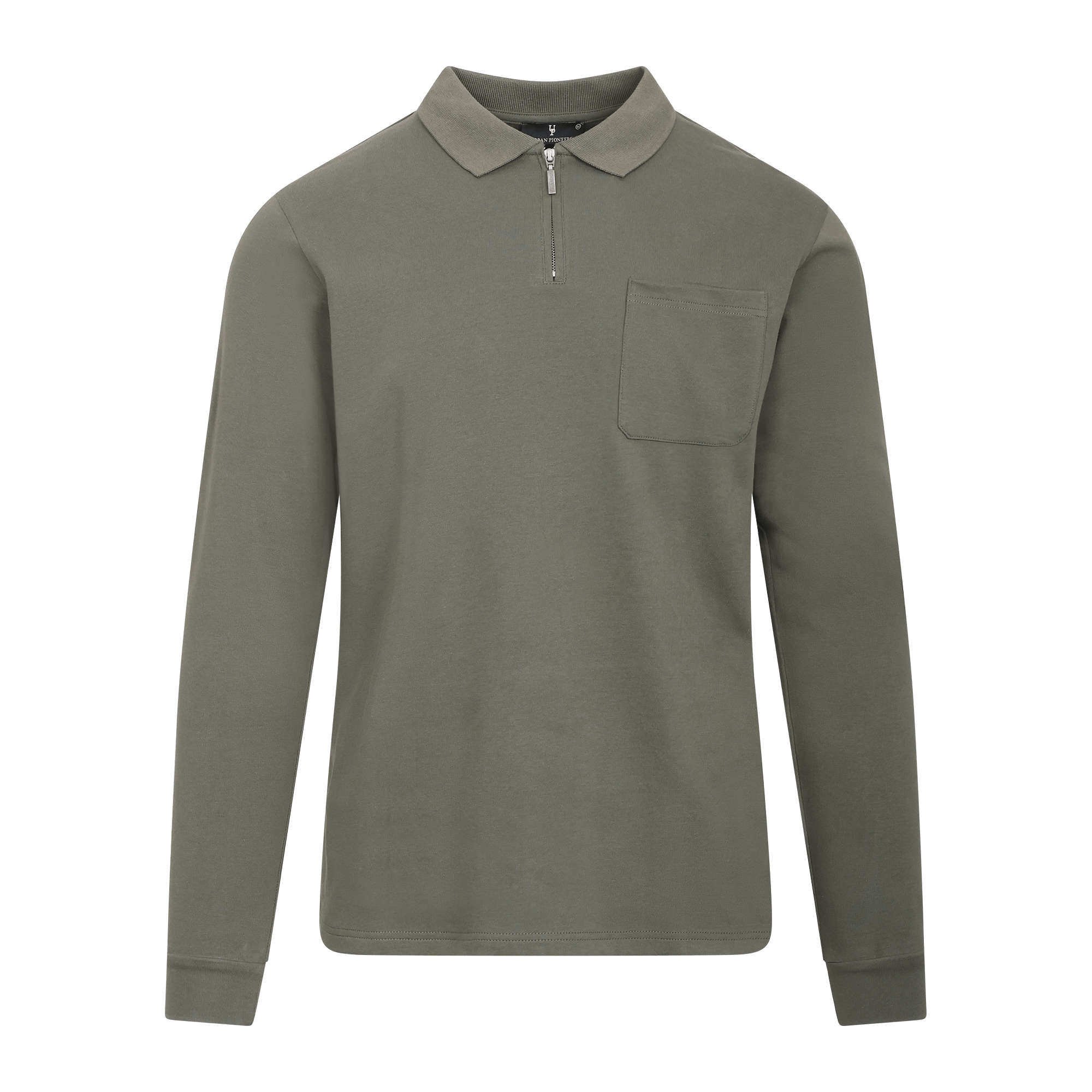 Urban Pioneers Male Denis LS Pique PIQUE FOREST NIGHT