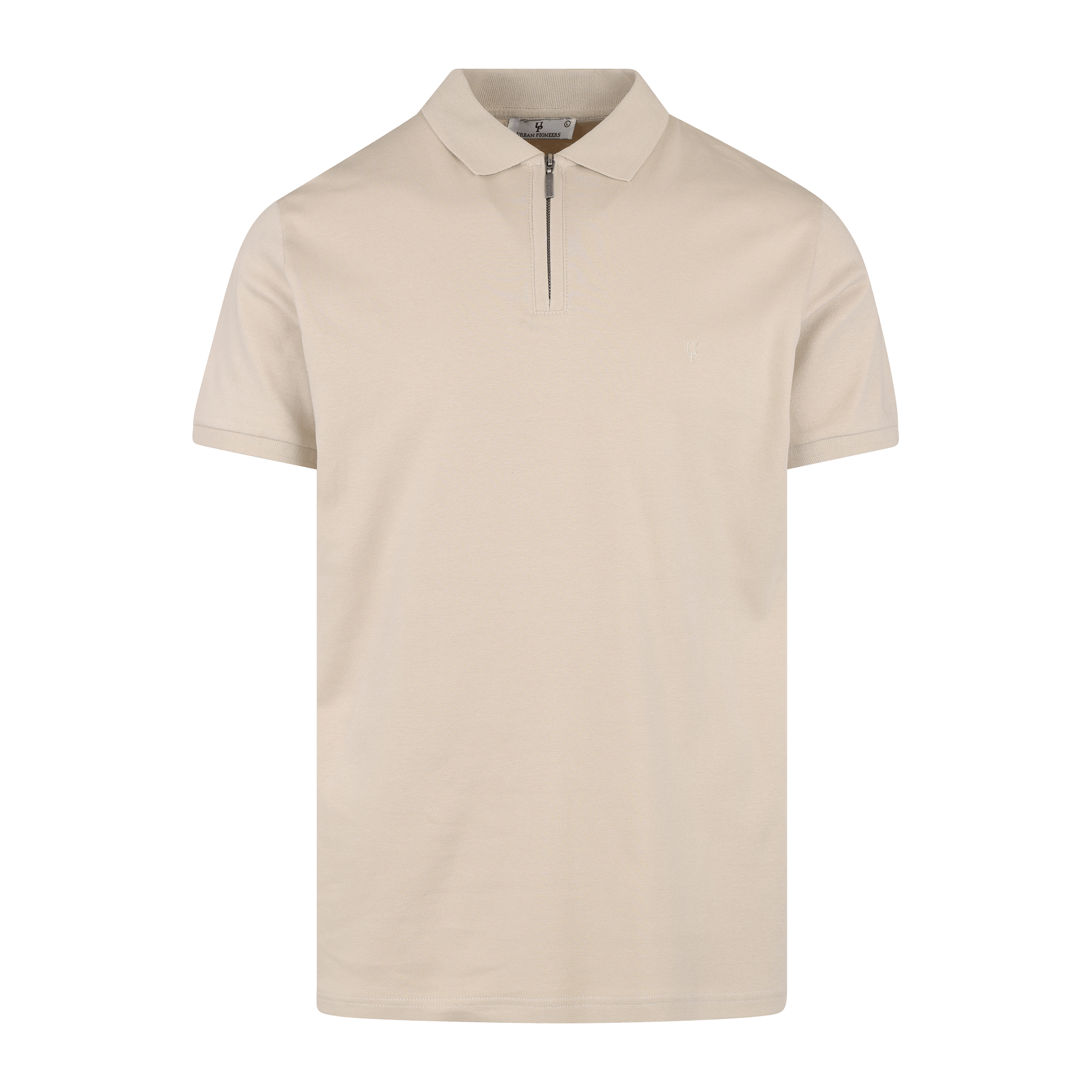 Urban Pioneers Male Denis SS Pique PIQUE LIGHT SAND