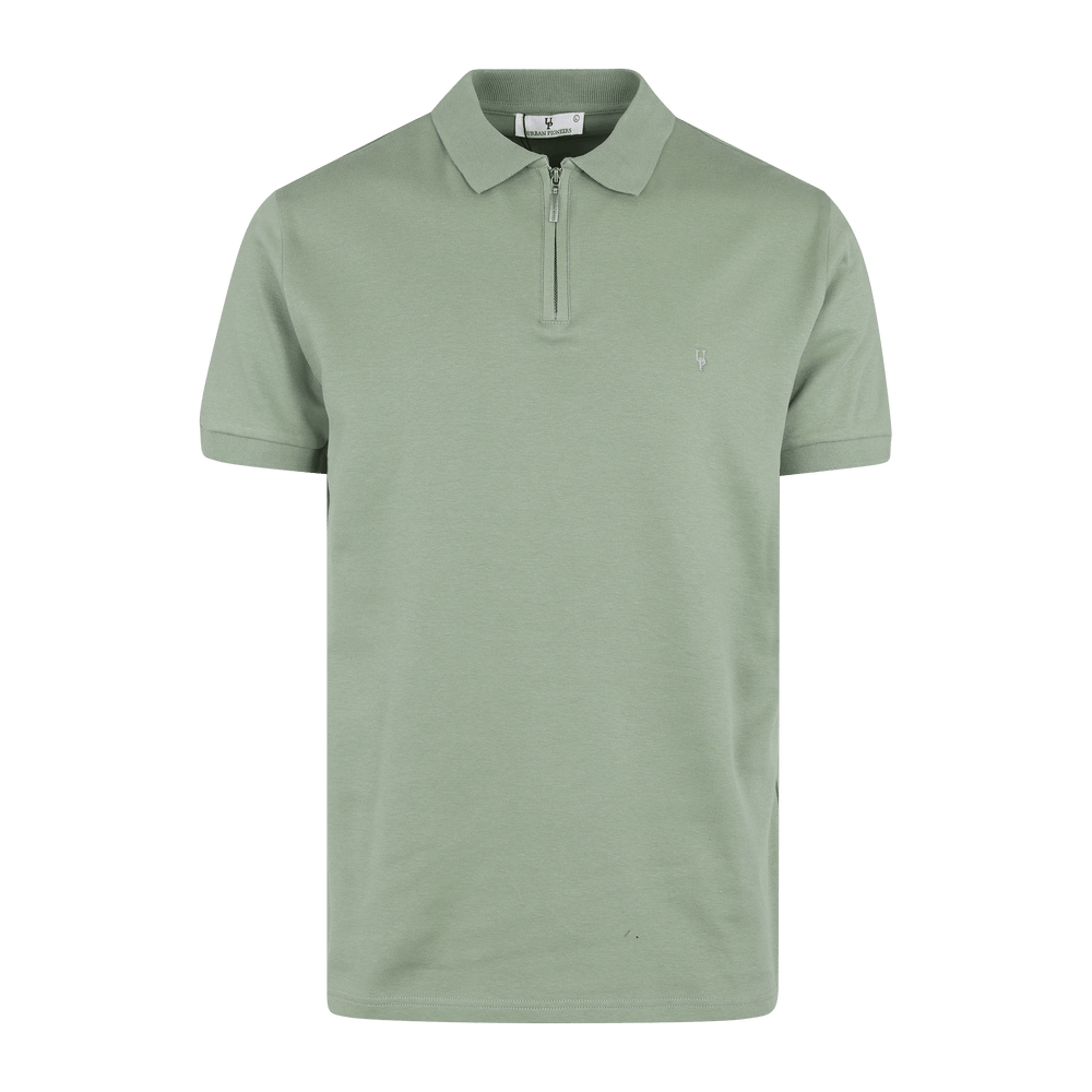 Urban Pioneers Male Denis SS Pique PIQUE HEDGE GREEN