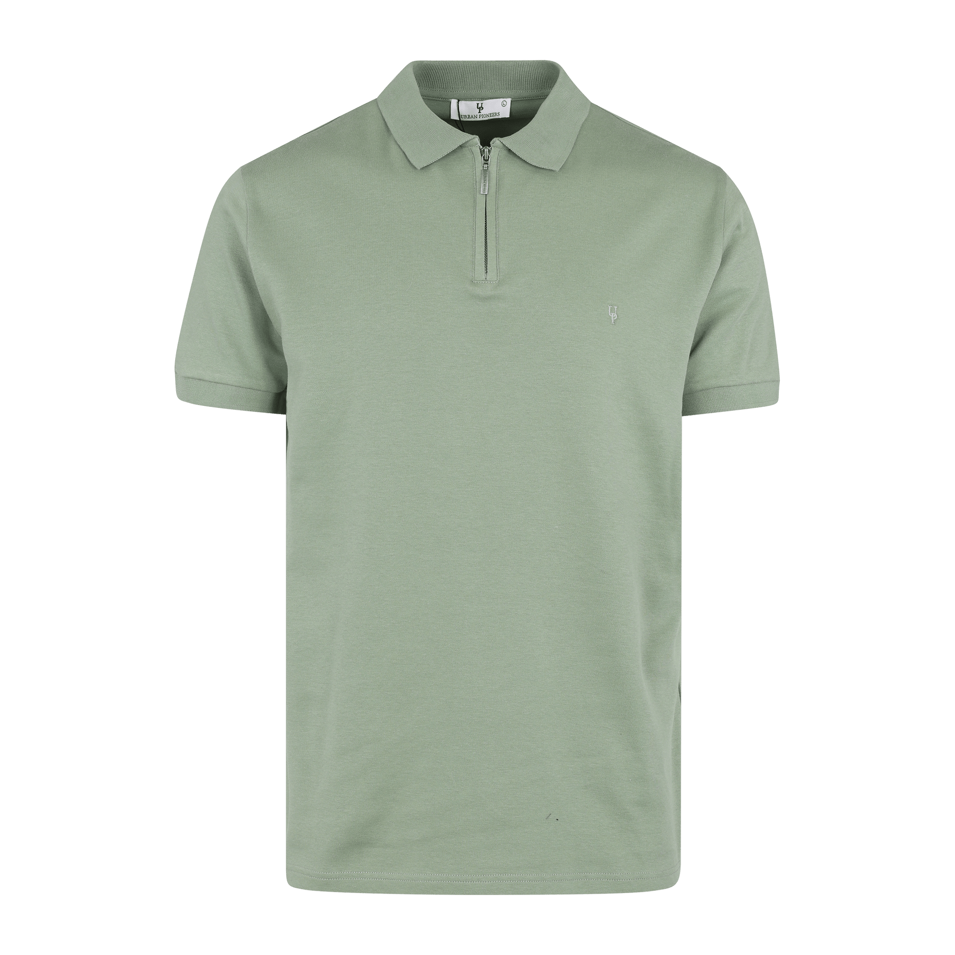 Urban Pioneers Male Denis SS Pique PIQUE HEDGE GREEN
