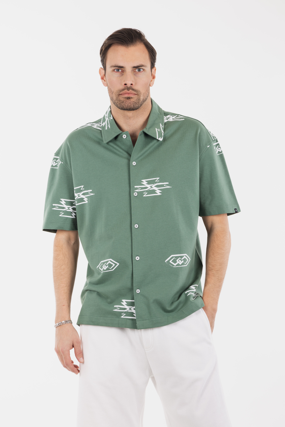 Urban Pioneers Male Denzel Shirt SHIRT DARK FOREST