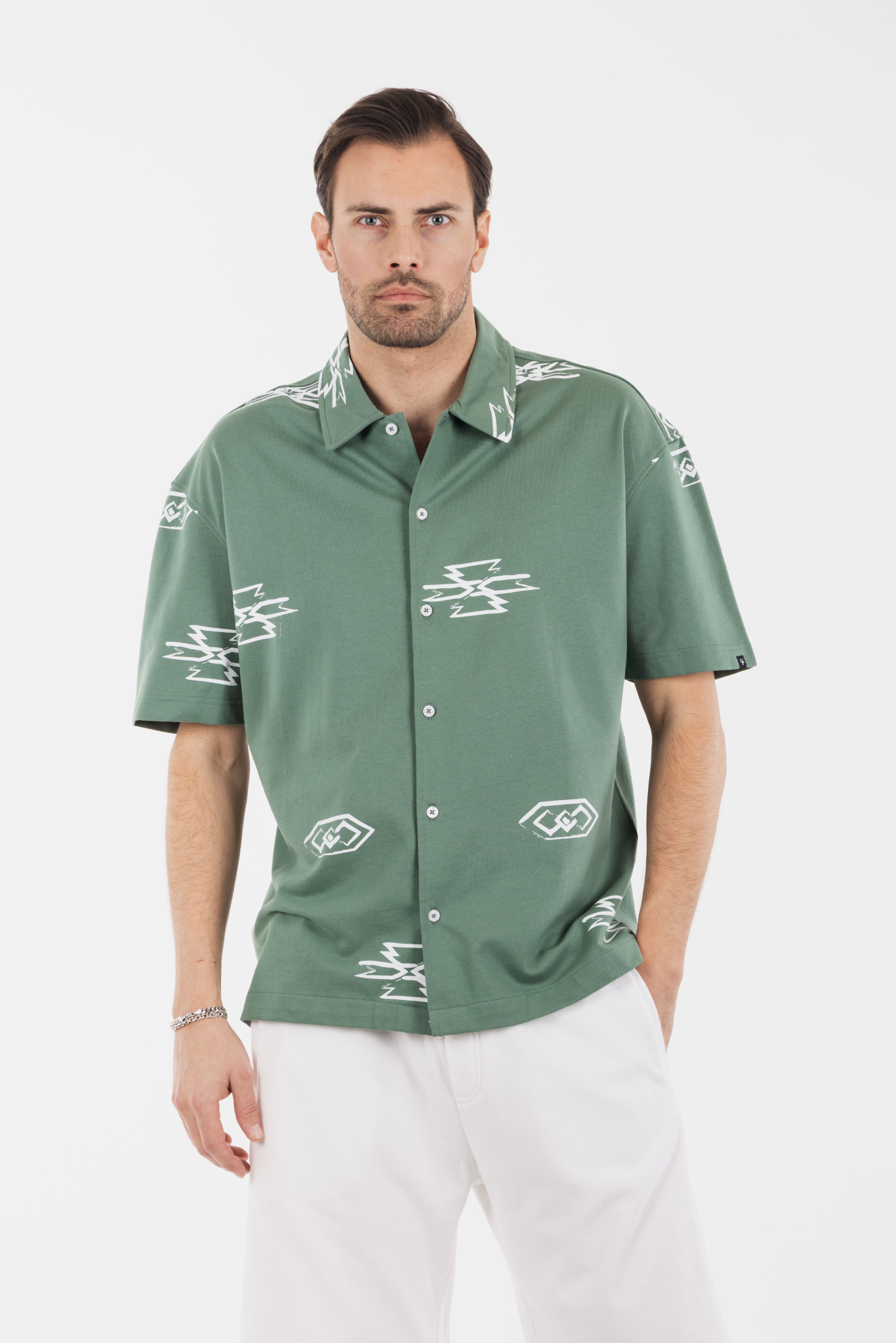 Urban Pioneers Male Denzel Shirt SHIRT DARK FOREST