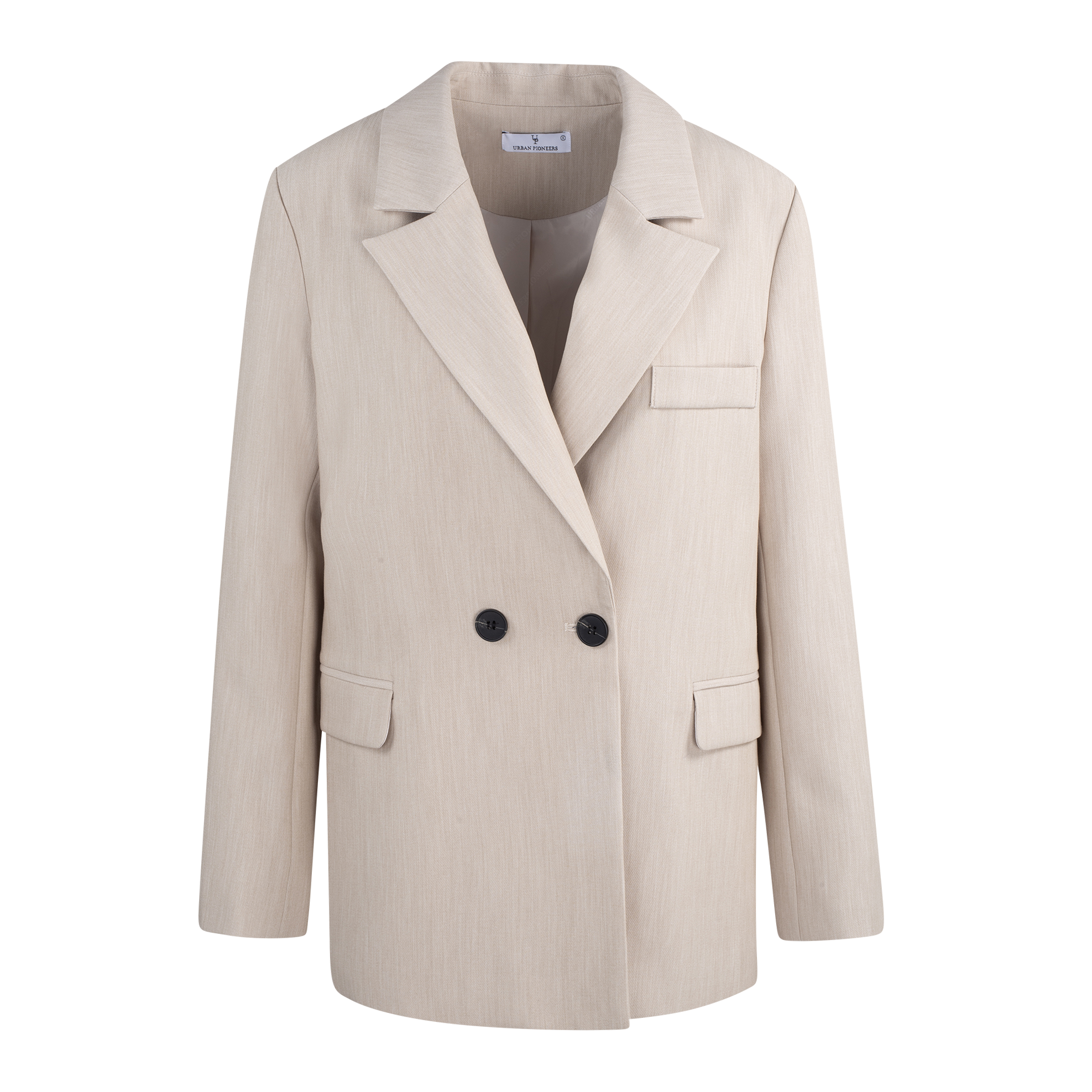 Urban Pioneers Female Devaki Blazer BLAZER SAND MELANGE