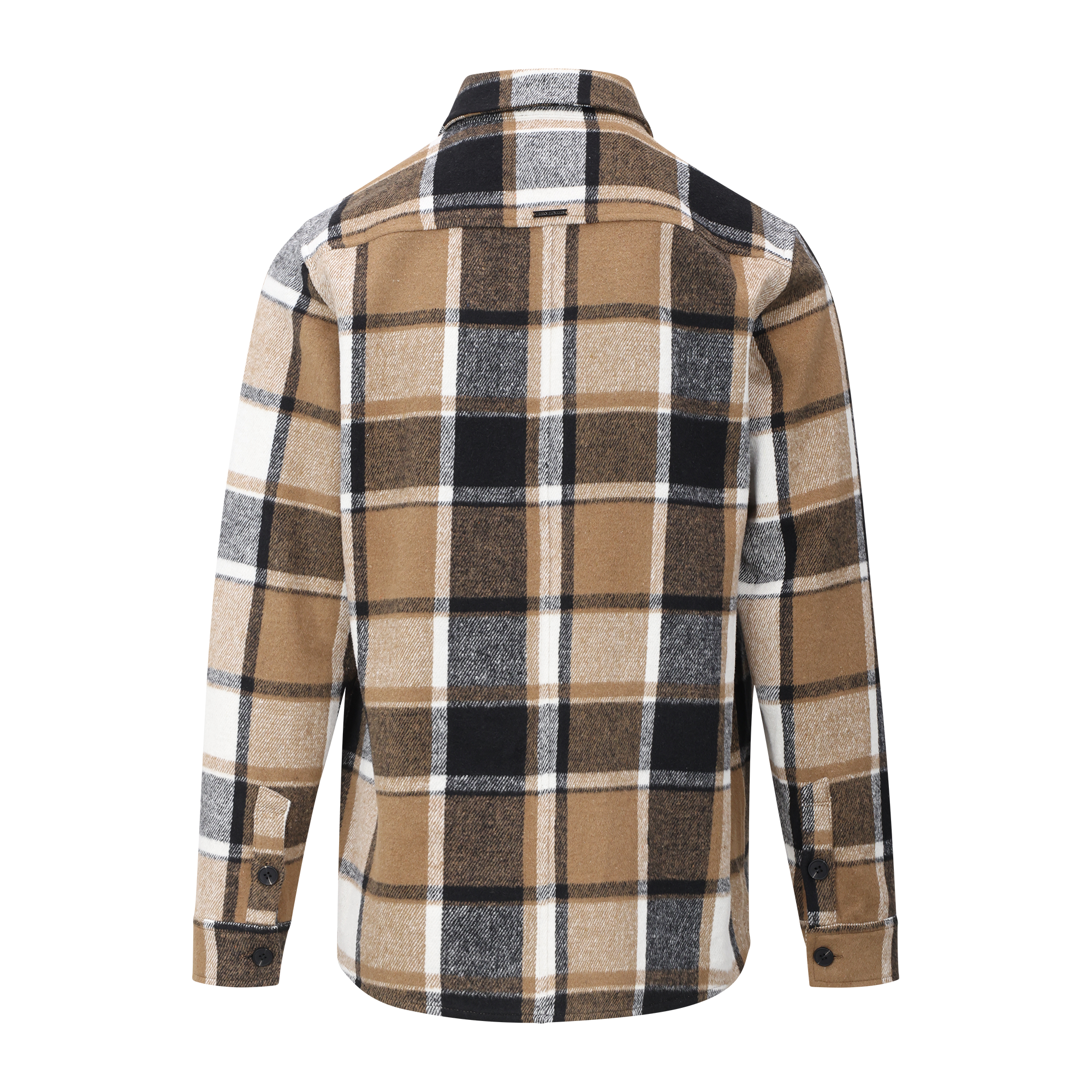 Urban Pioneers Male Doomey Overshirt SHIRT BROWN CHECK