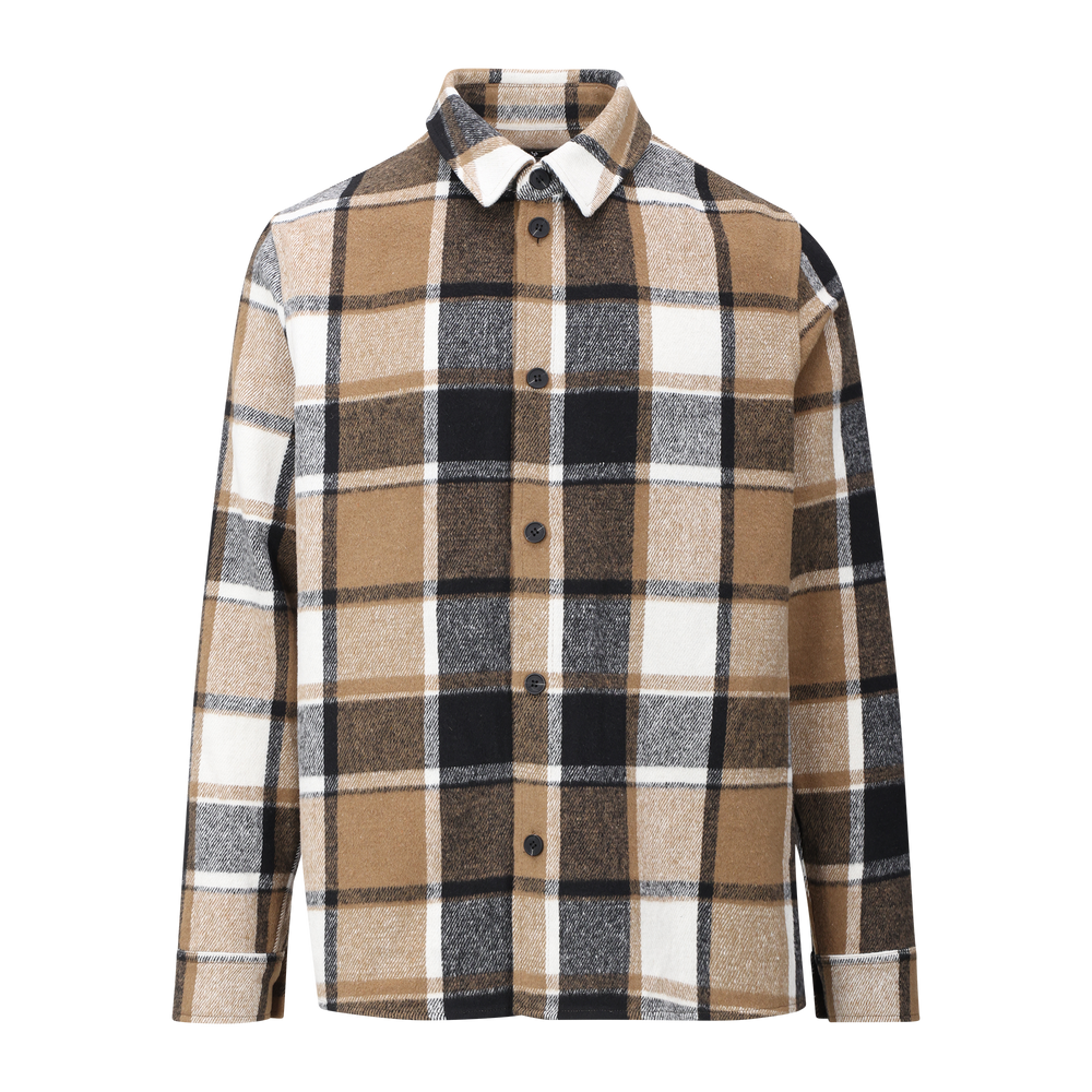 Urban Pioneers Male Doomey Overshirt SHIRT BROWN CHECK