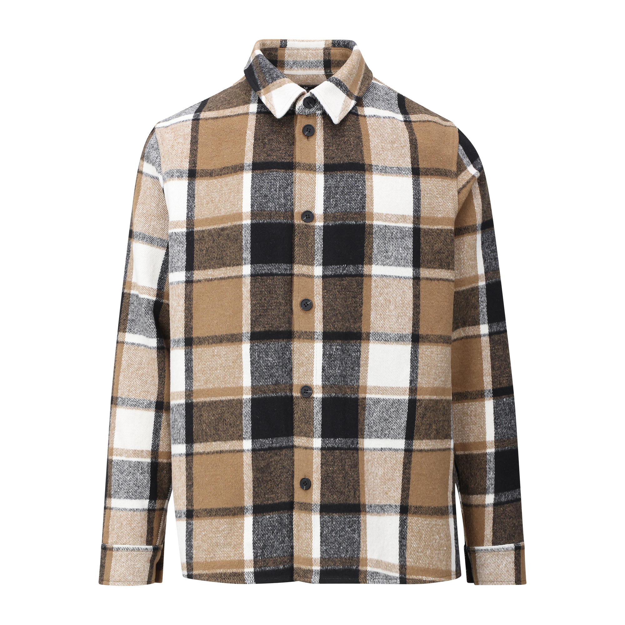 Urban Pioneers Male Doomey Overshirt SHIRT BROWN CHECK
