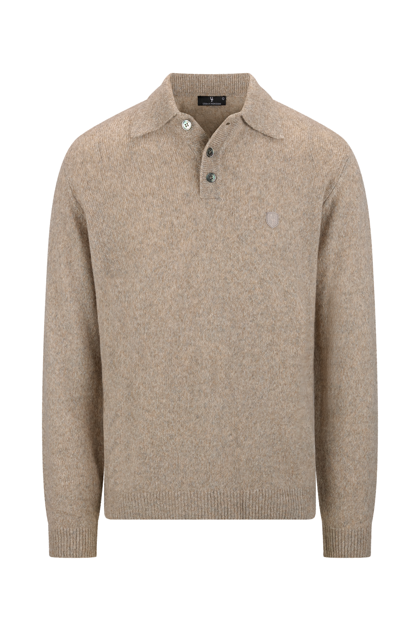 Urban Pioneers Male Edmund Sweater SWEATER SAND MELANGE
