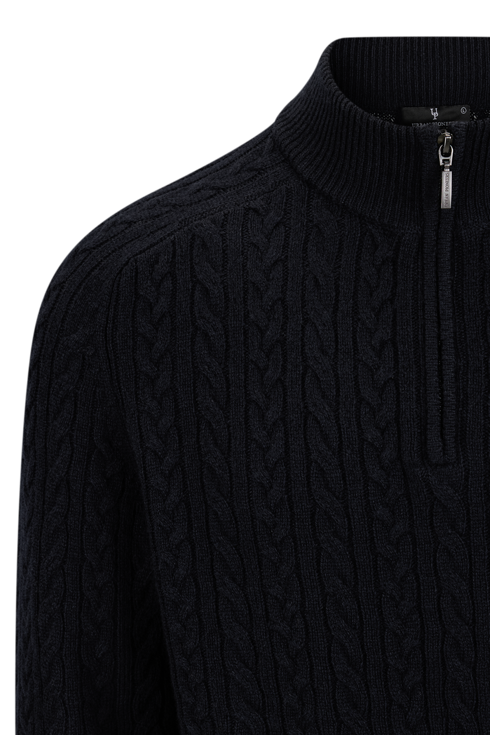 Urban Pioneers Male Edward Half-Zip SWEATER DARK NAVY