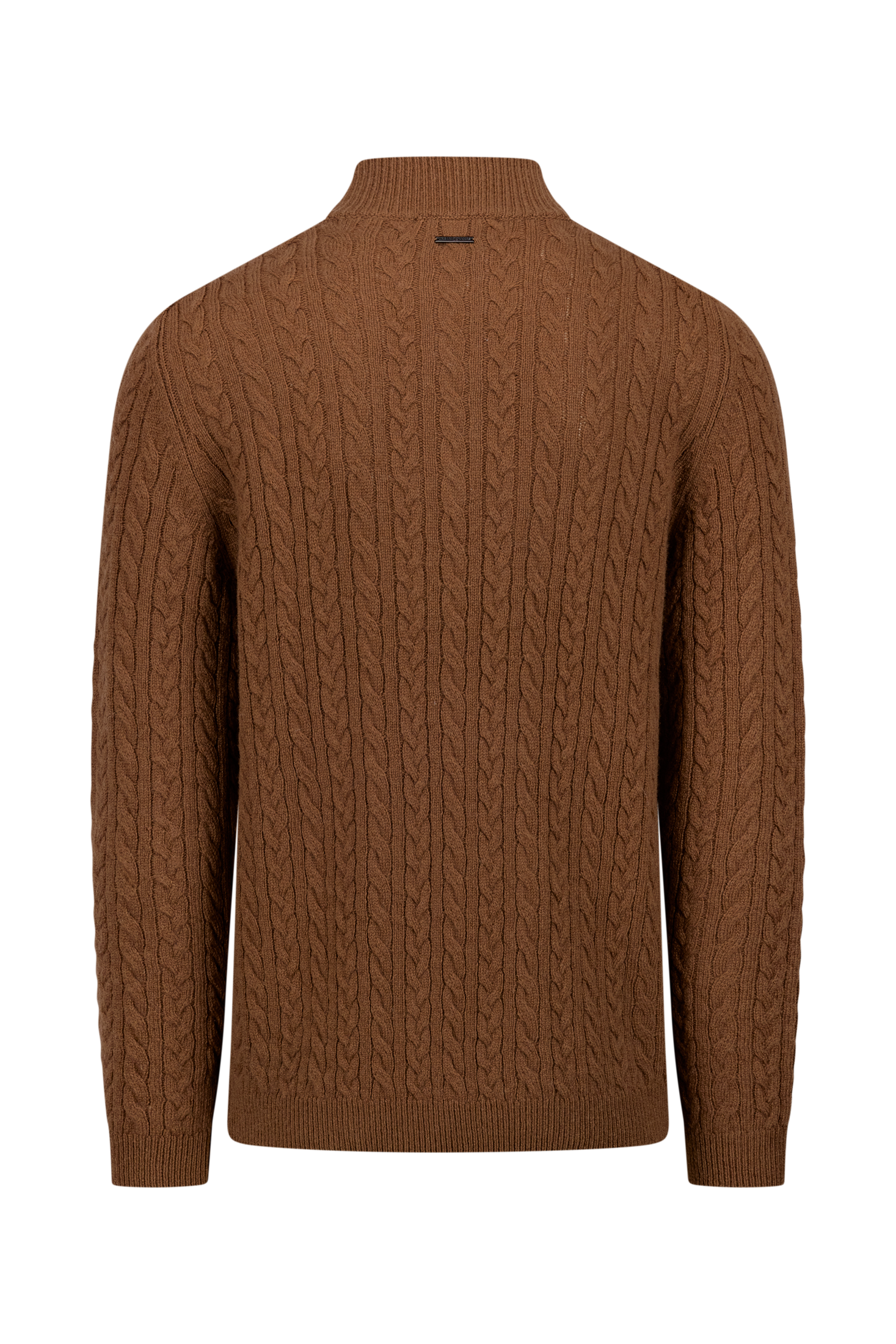 Urban Pioneers Male Edward Half-Zip SWEATER TOFFEE