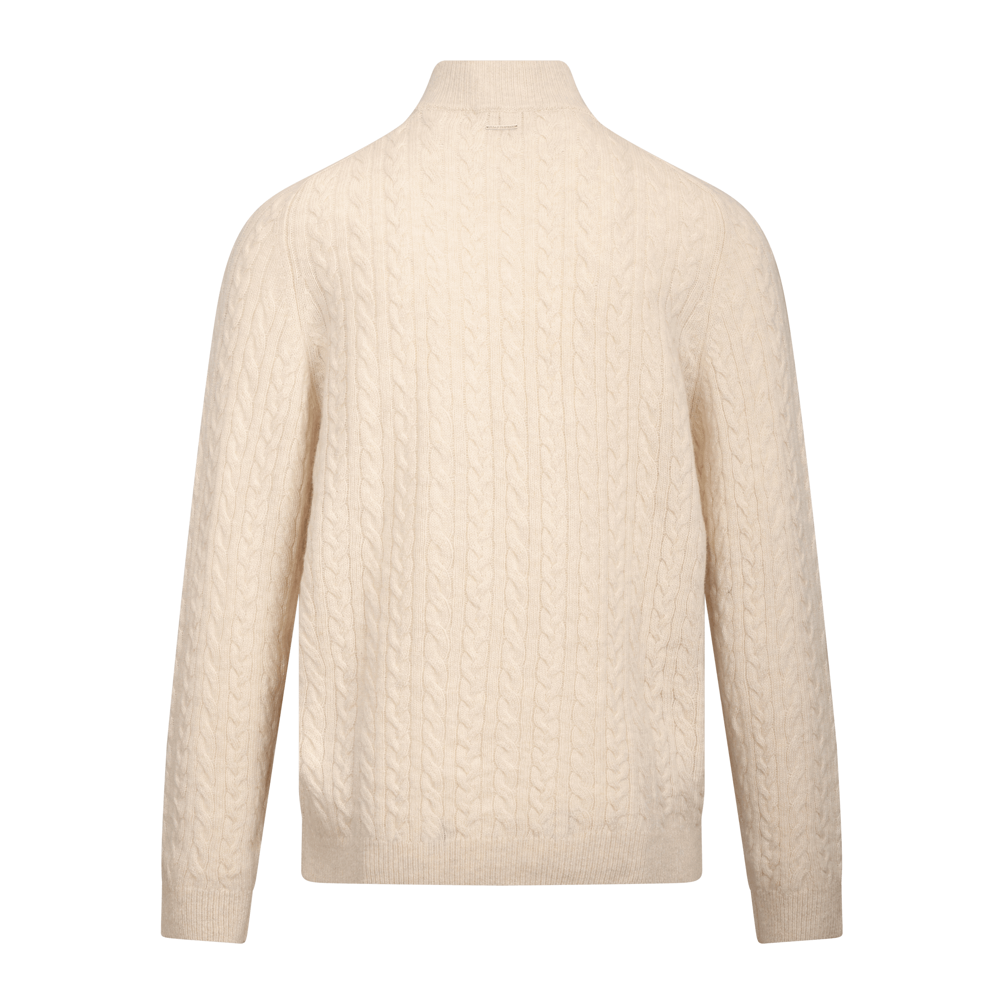 Urban Pioneers Male Edward Half-zip SWEATER CREAM MELANGE