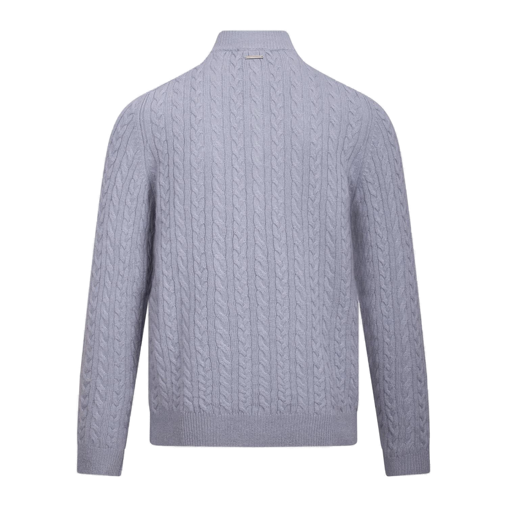 Urban Pioneers Male Edward Half-zip SWEATER DENIM