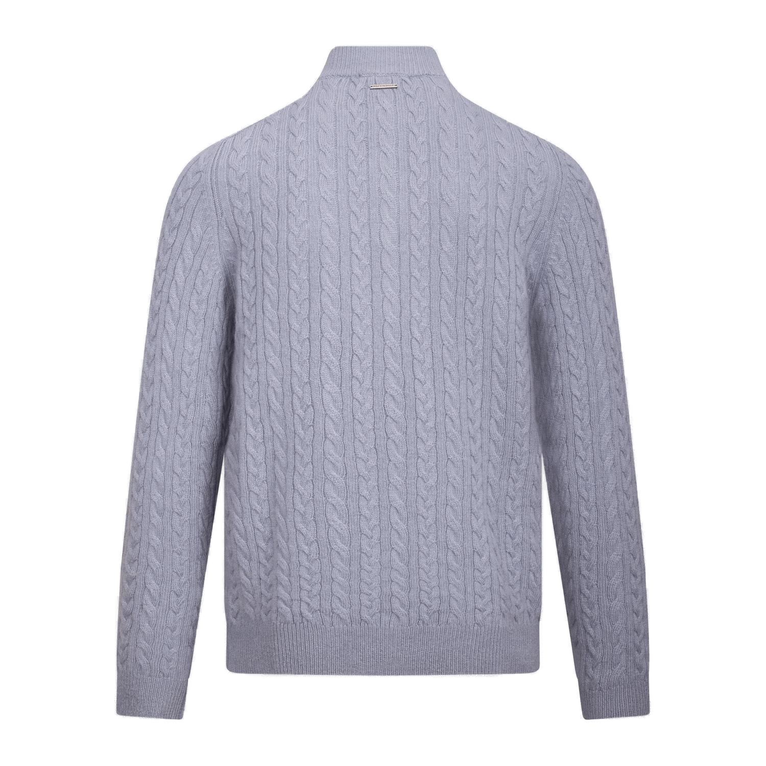 Urban Pioneers Male Edward Half-zip SWEATER DENIM