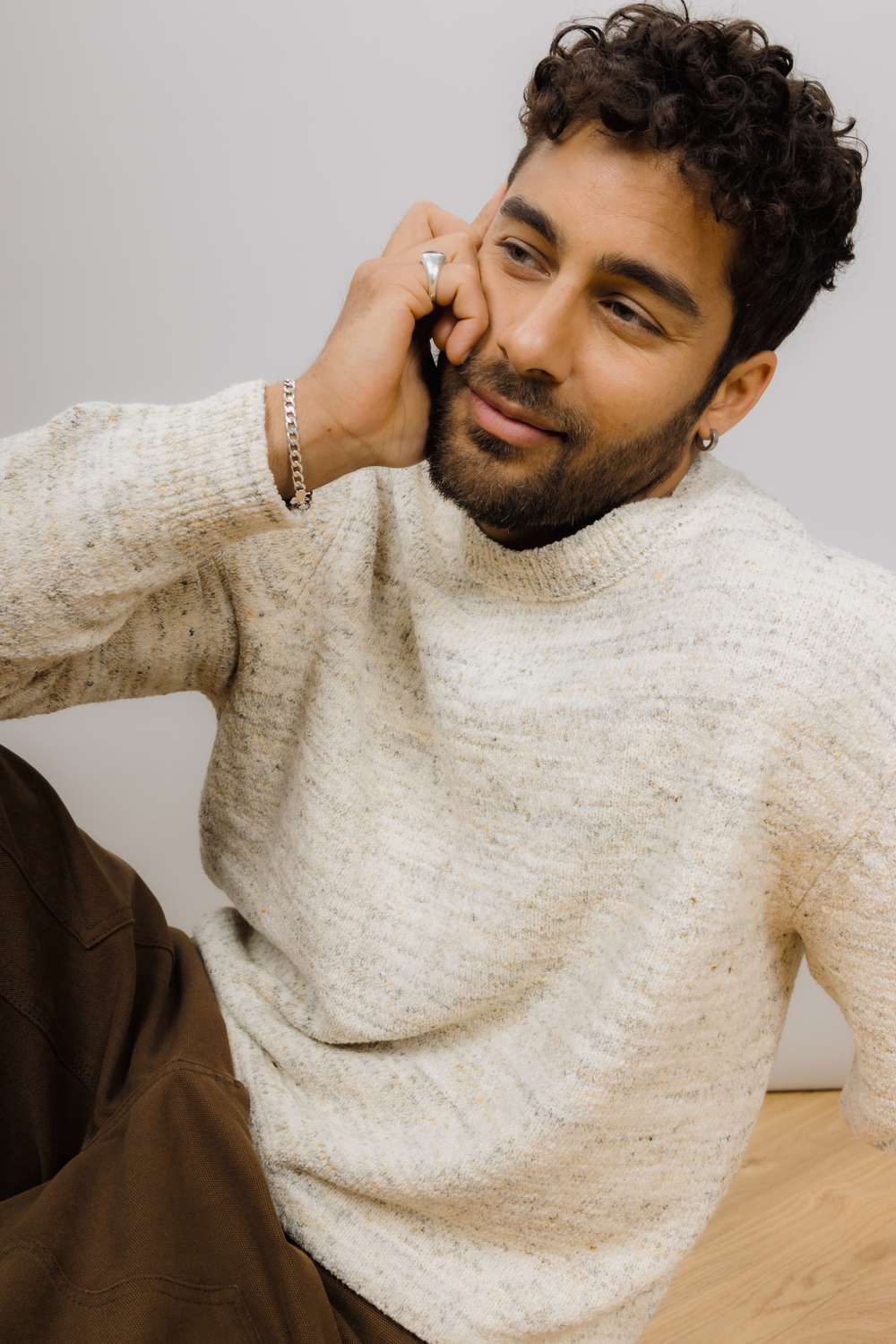 Urban Pioneers Male Elia Sweater SWEATER CREAM MULTI