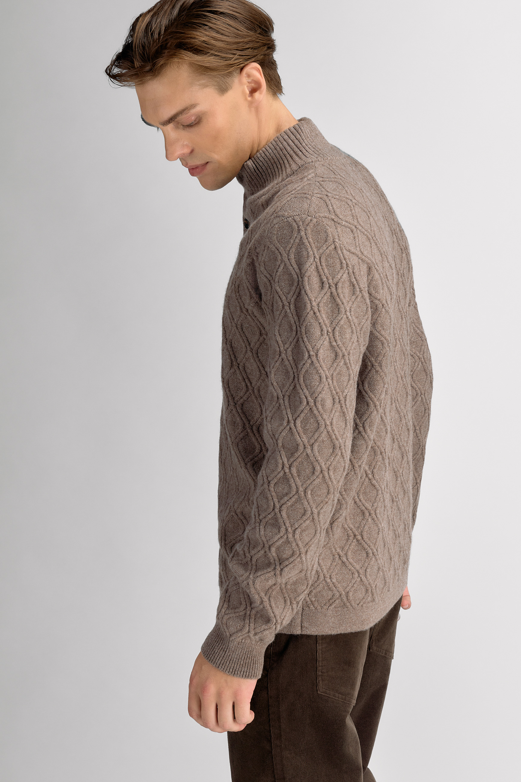 Urban Pioneers Male Ellington Sweater SWEATER MID BROWN