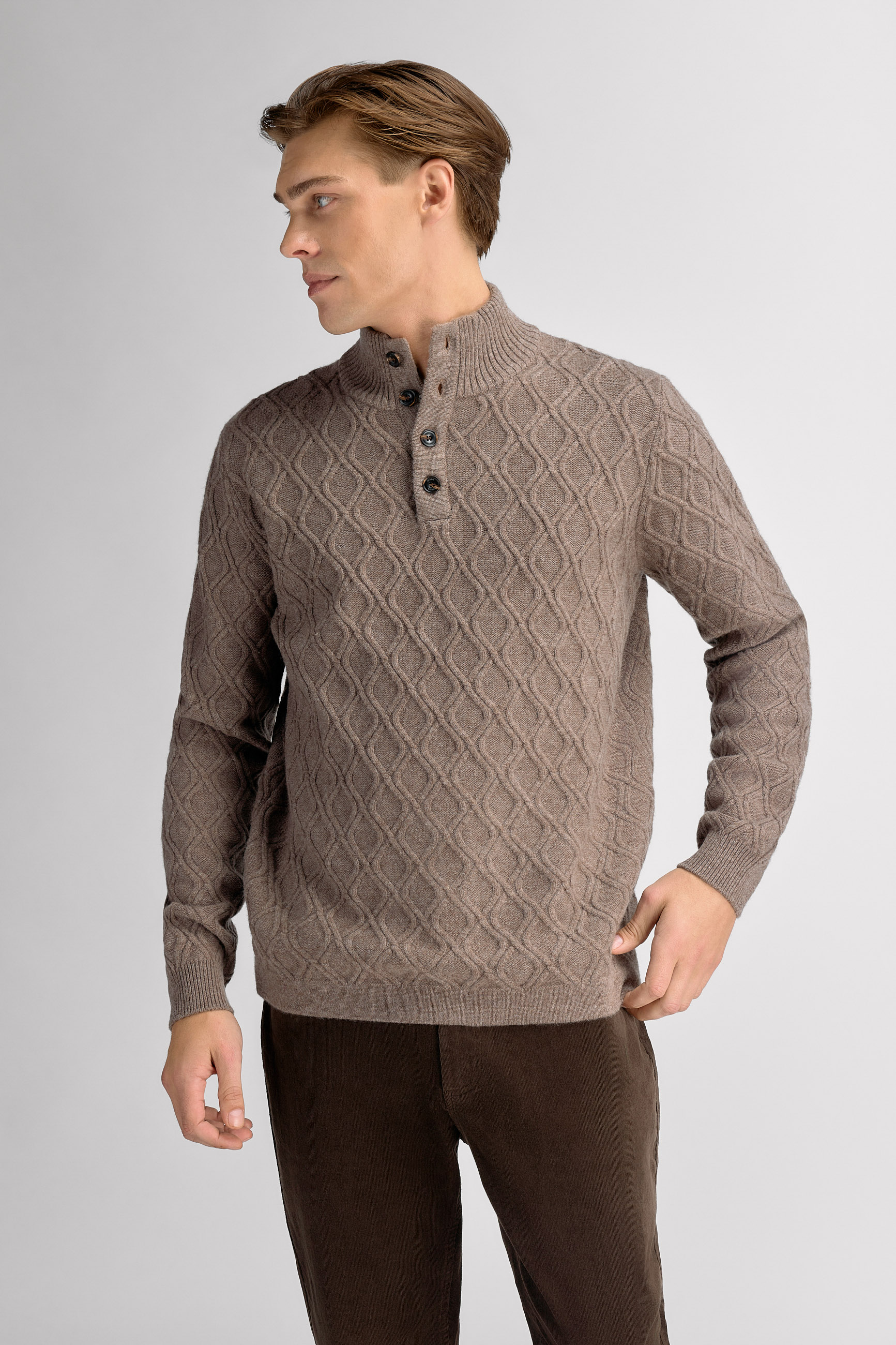 Urban Pioneers Male Ellington Sweater SWEATER MID BROWN