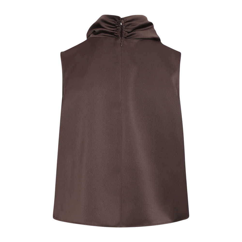 Urban Pioneers Female Ellinor Top TOP BLACK COFFEE