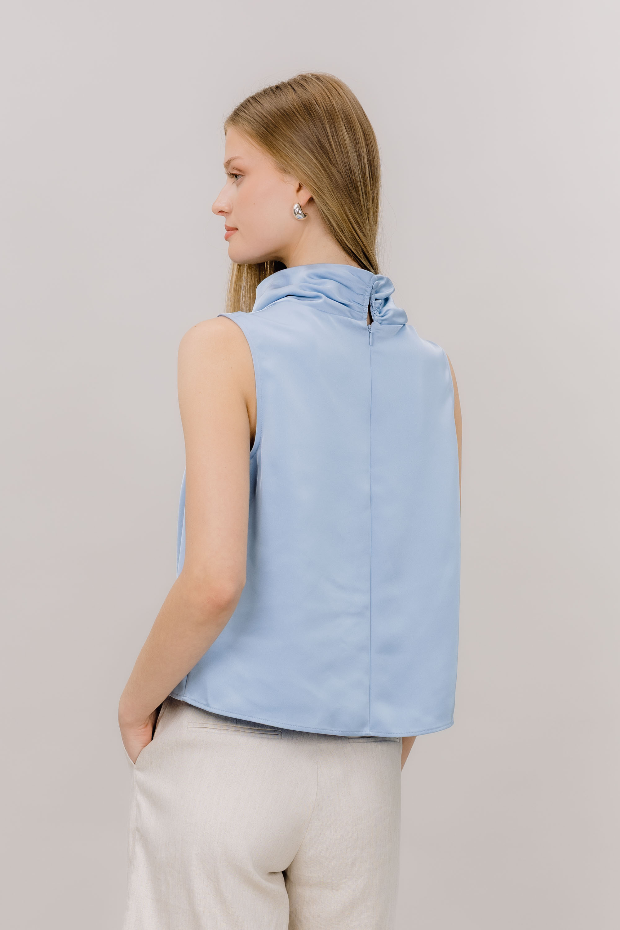 Urban Pioneers Female Ellinor Top TOP SOFT CHAMBRAY