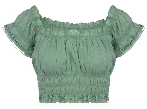 Urban Pioneers Female Elsie Top TOP DUSTY GREEN