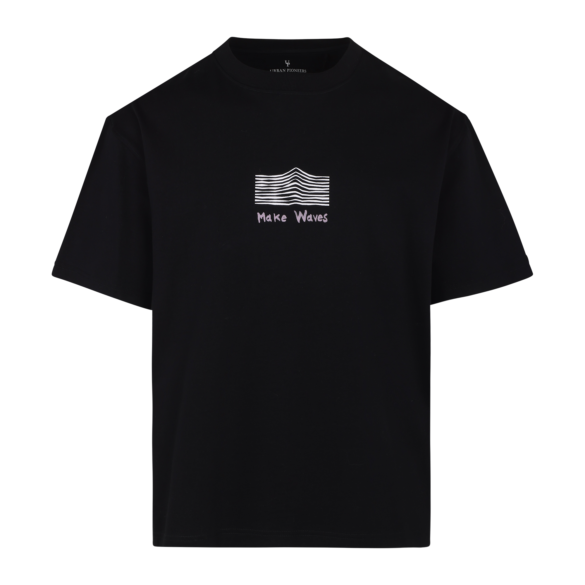 Urban Pioneers Male Enea Tee T-SHIRT BLACK MAKE WAVES