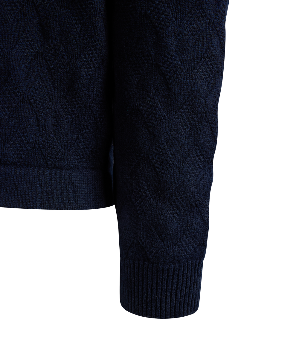 Urban Pioneers Male Ernesto Half-zip SWEATER DARK NAVY