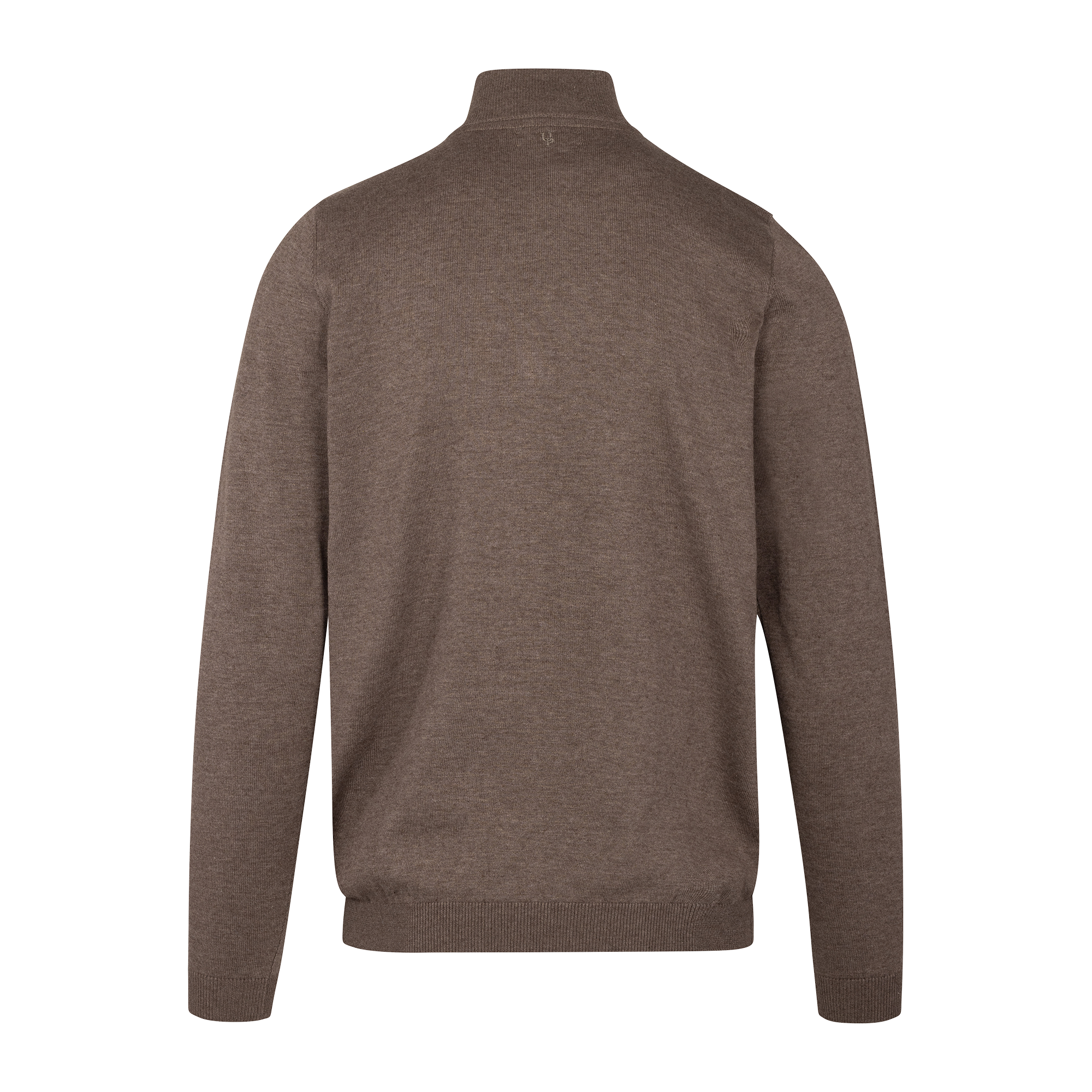 Urban Pioneers Male Espen Half-zip SWEATER MID BROWN