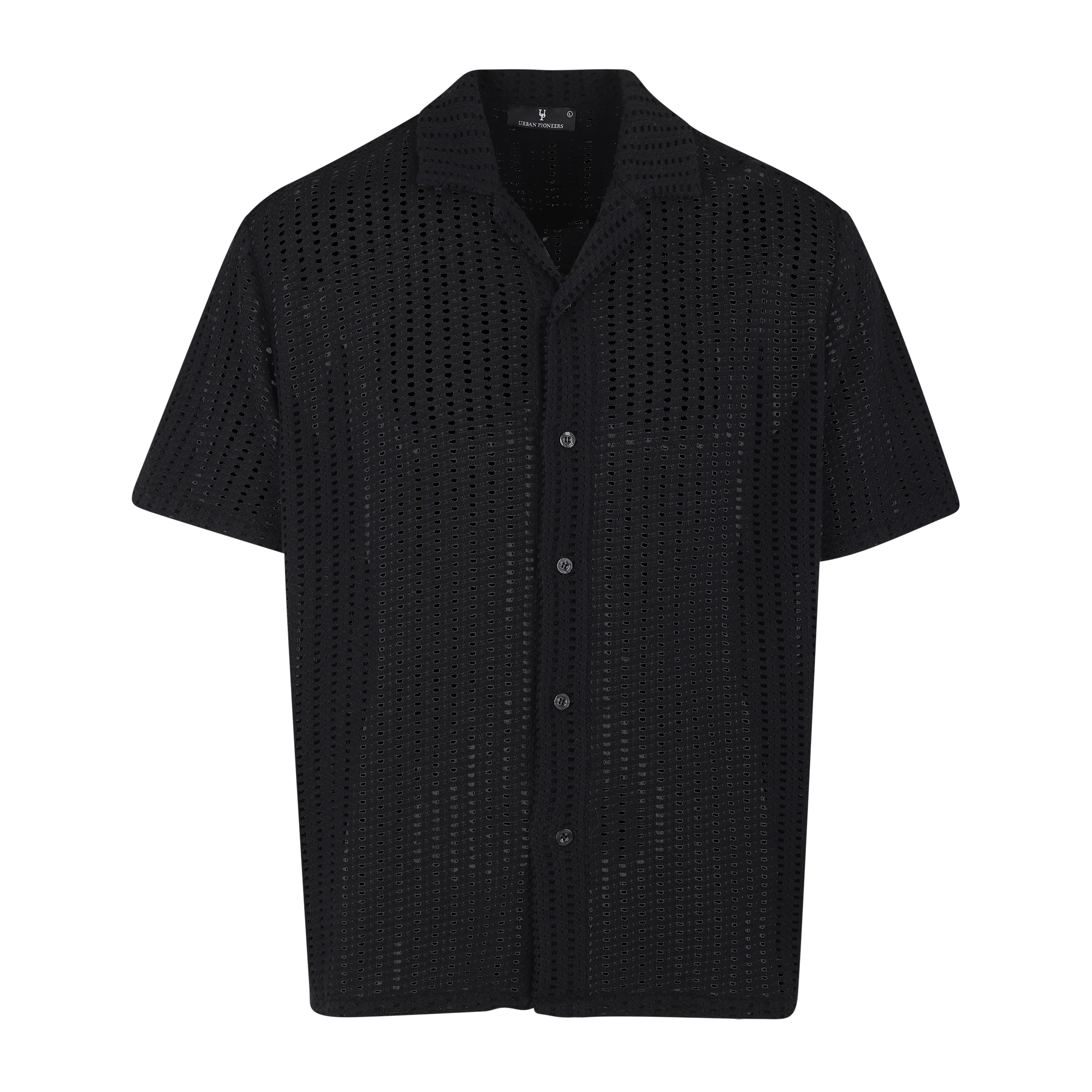 Urban Pioneers Male Esteban SS SHIRT BLACK