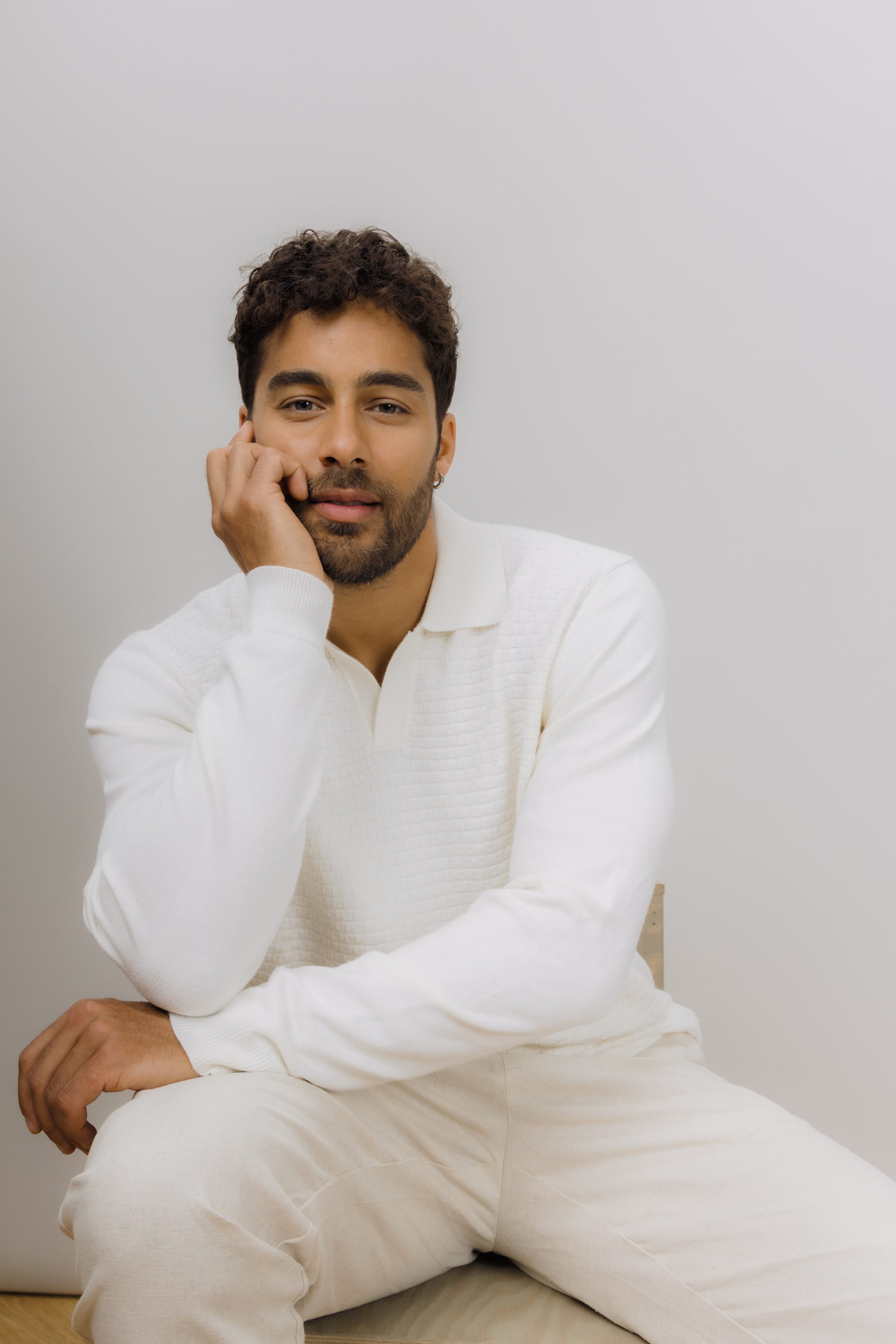 Urban Pioneers Male Ettore Sweater SWEATER CREAM