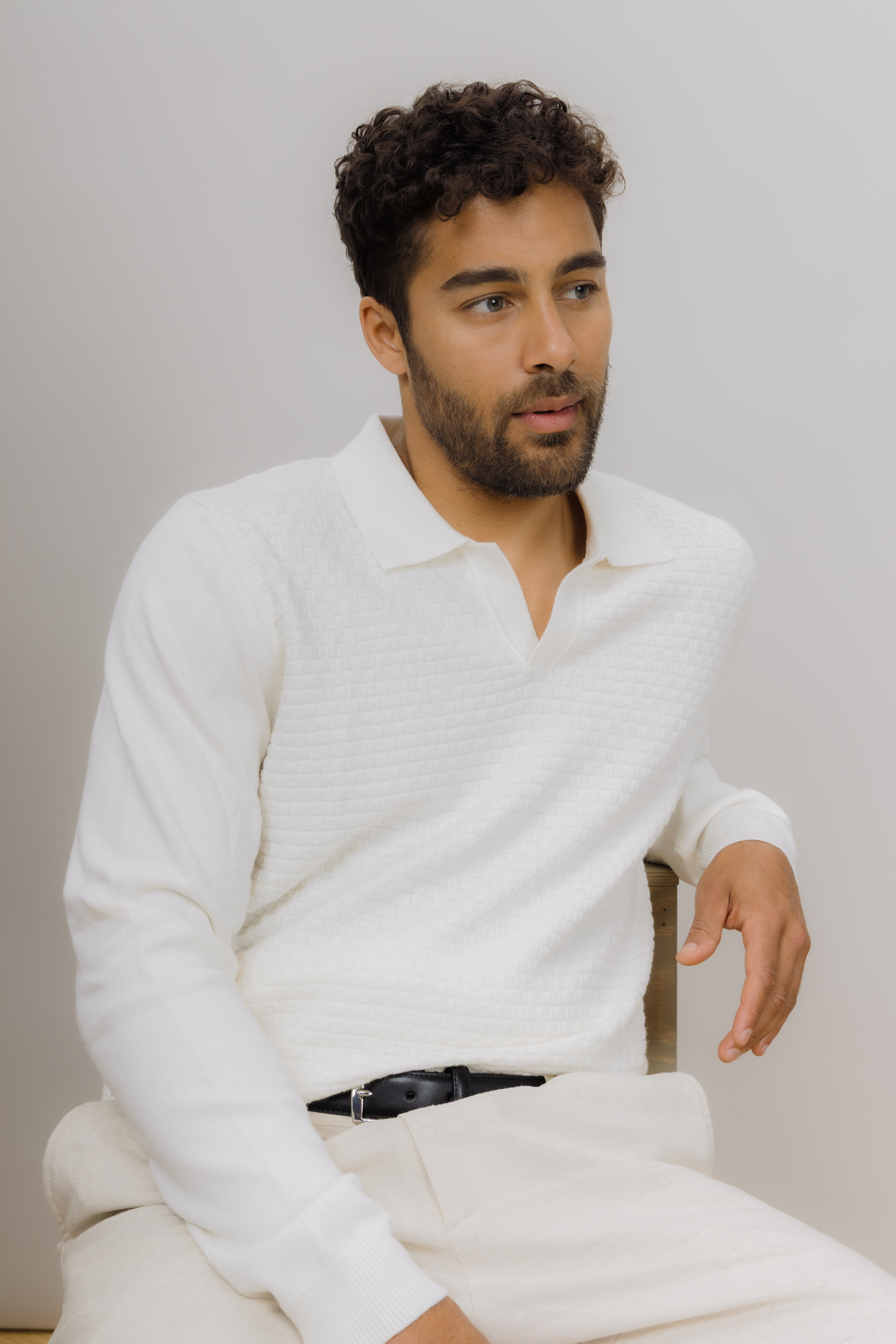 Urban Pioneers Male Ettore Sweater SWEATER CREAM