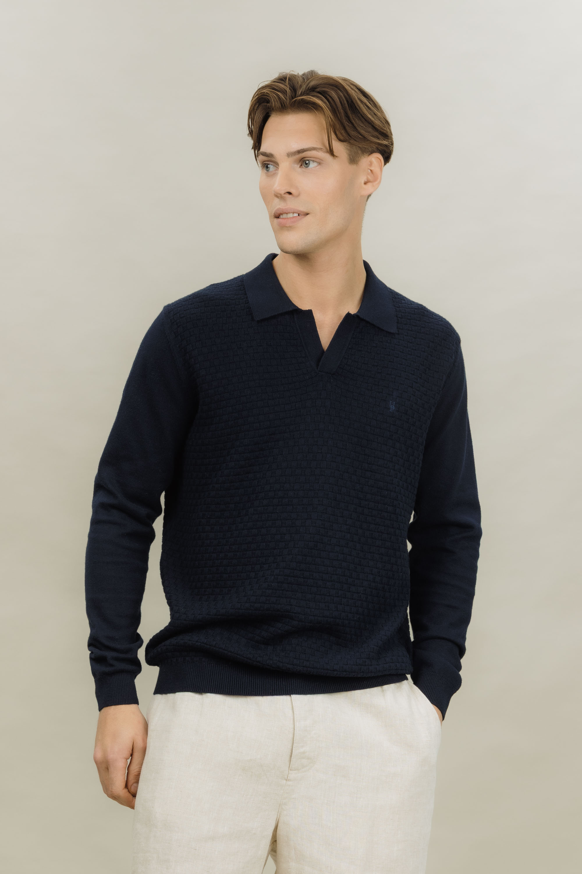 Urban Pioneers Male Ettore Sweater SWEATER DARK NAVY