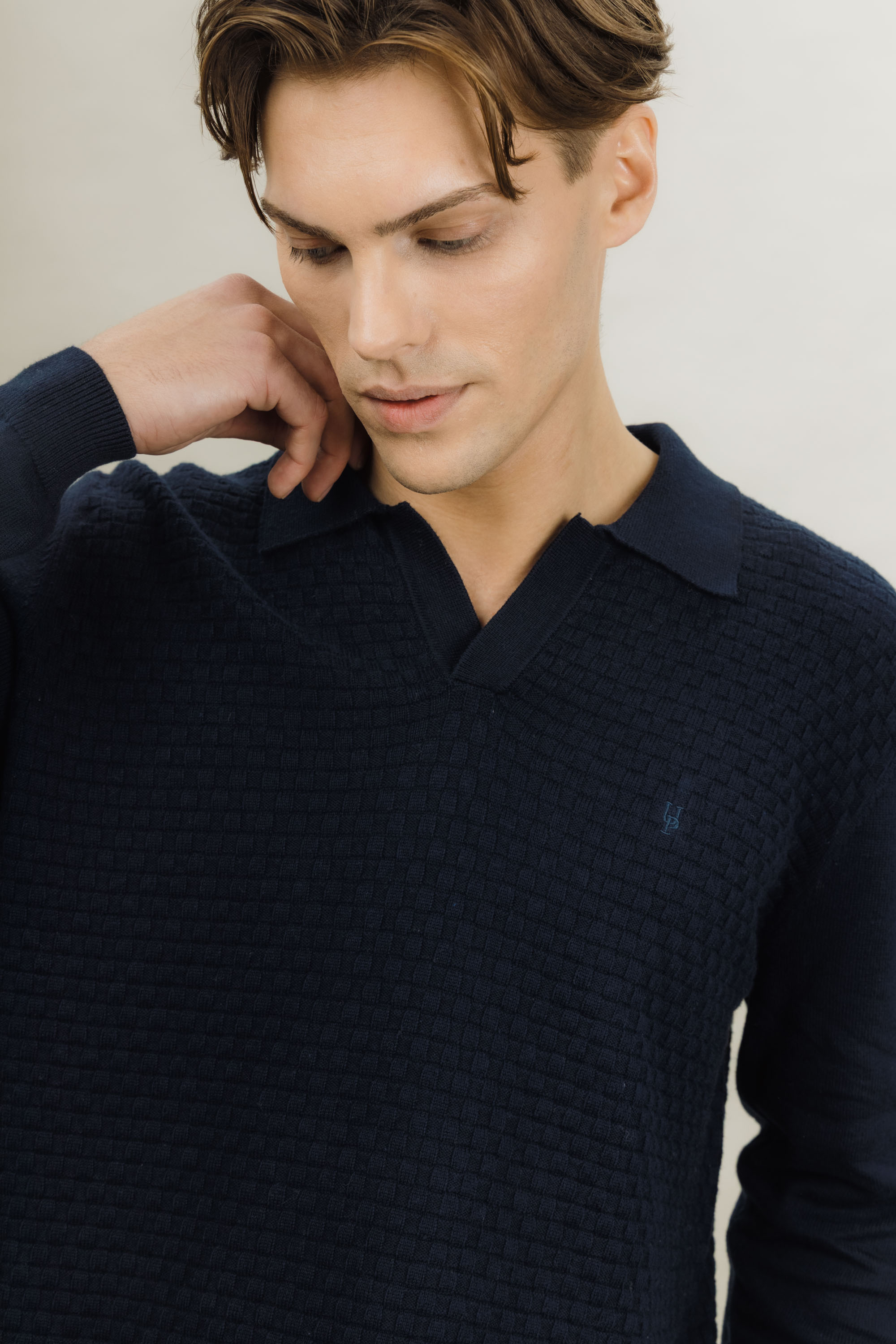 Urban Pioneers Male Ettore Sweater SWEATER DARK NAVY