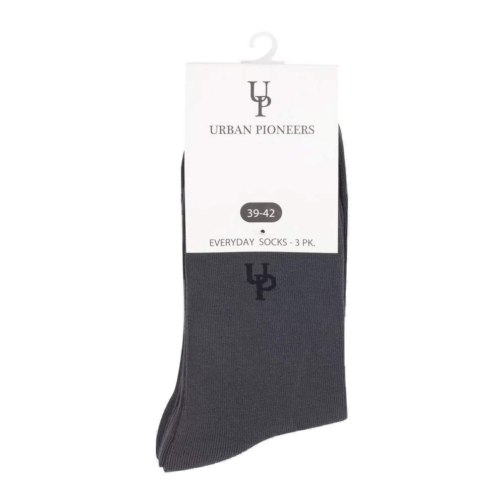 Urban Pioneers Uni Everyday Socks SOCKS CHARCOAL