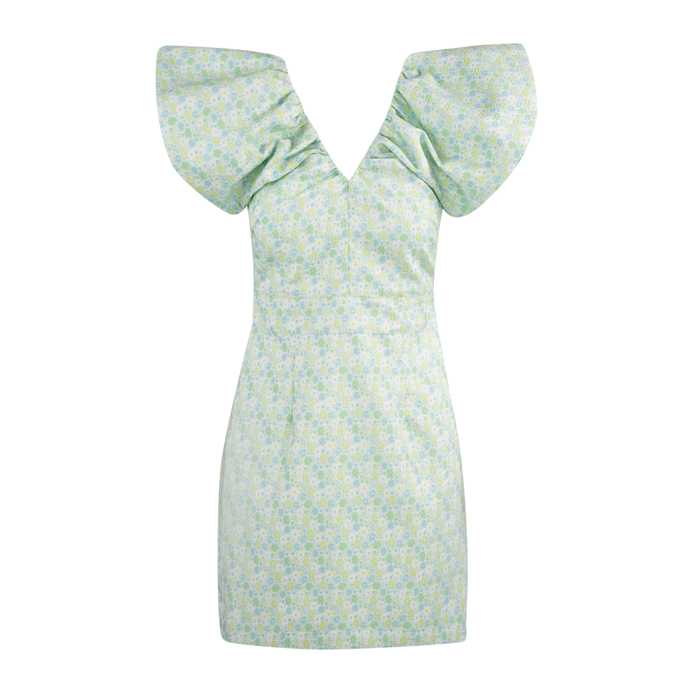 Urban Pioneers Female Evi Dress DRESS AOP JADE LIME
