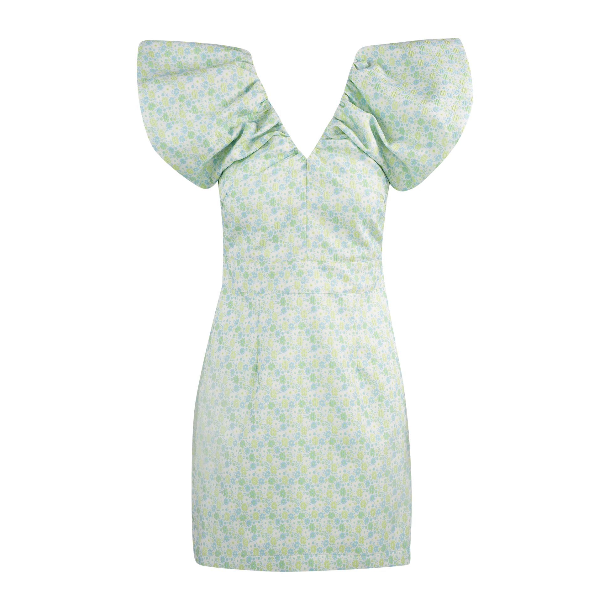 Urban Pioneers Female Evi Dress DRESS AOP JADE LIME