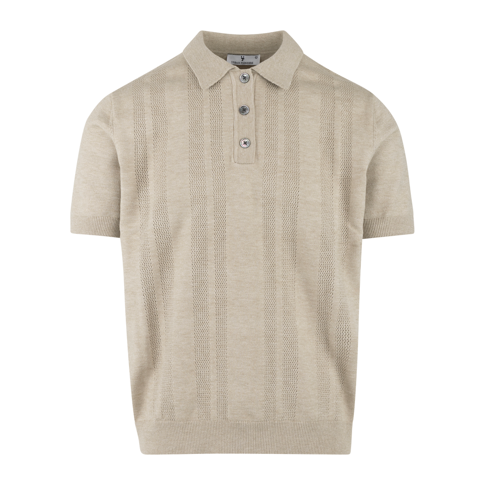 Urban Pioneers Male Fabio Pique PIQUE LIGHT SAND