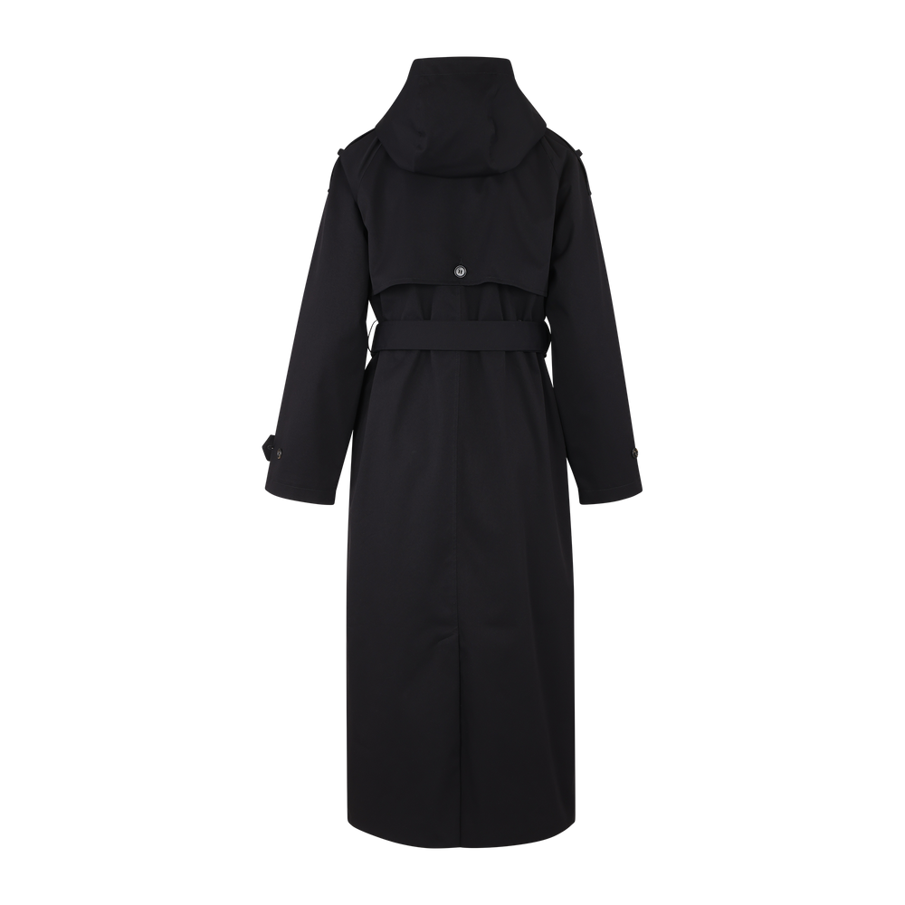 Urban Pioneers Female Fadoua Trench COAT BLACK
