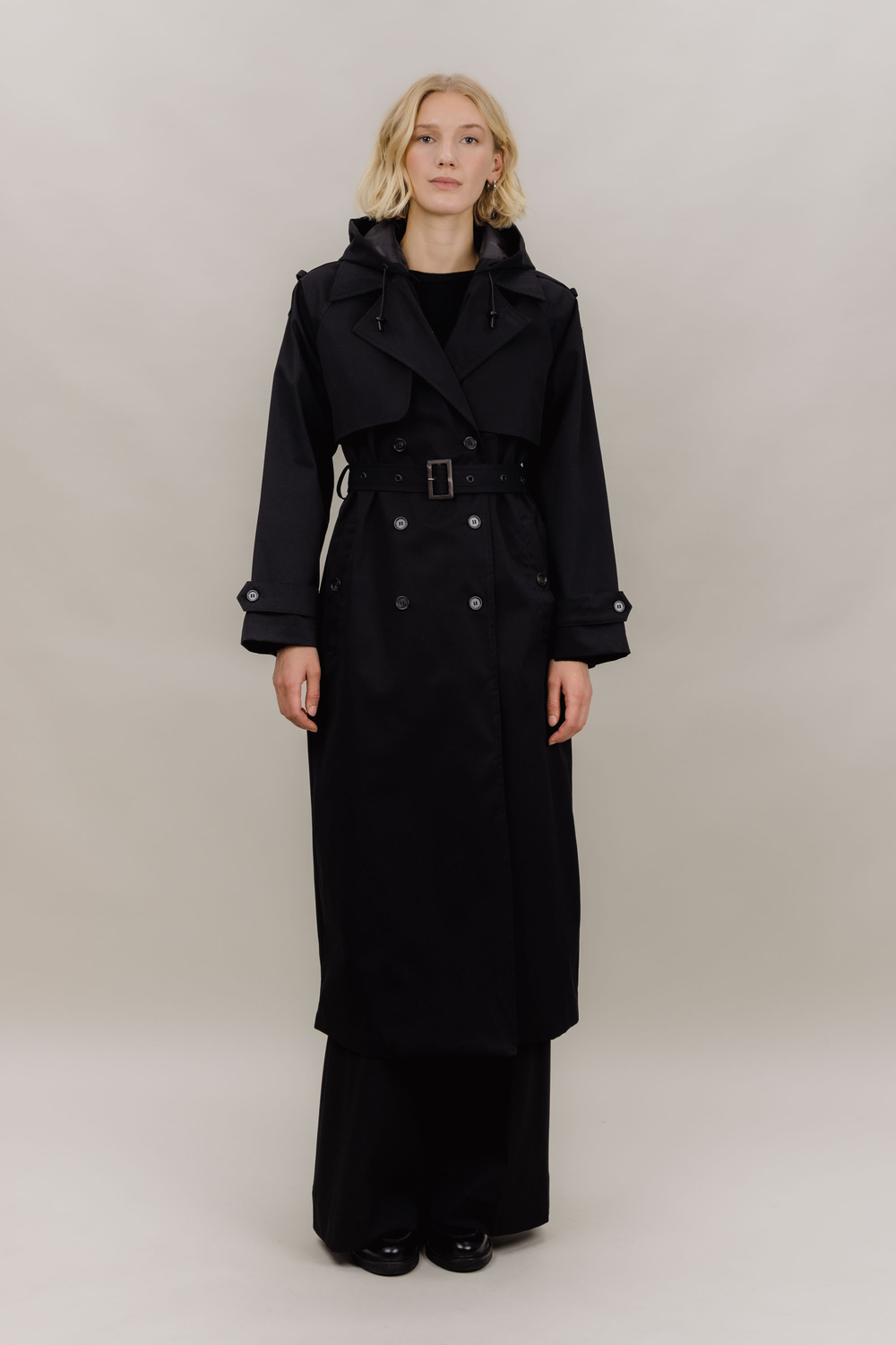 Urban Pioneers Female Fadoua Trench Coat COAT BLACK