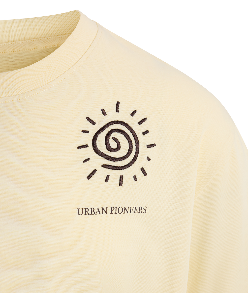 Urban Pioneers Male Flavio Tee T-SHIRT ALMOND OIL SURFER