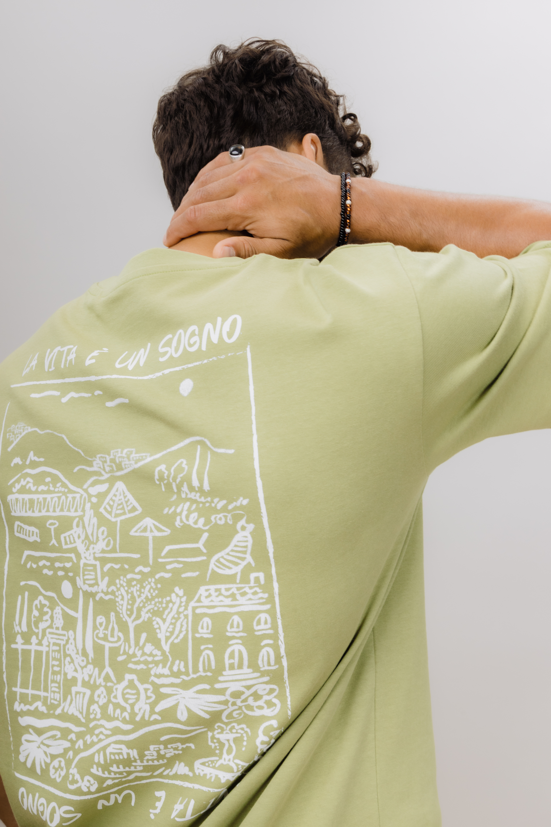 Urban Pioneers Male Flavio Tee T-SHIRT SAGE VILLAGE