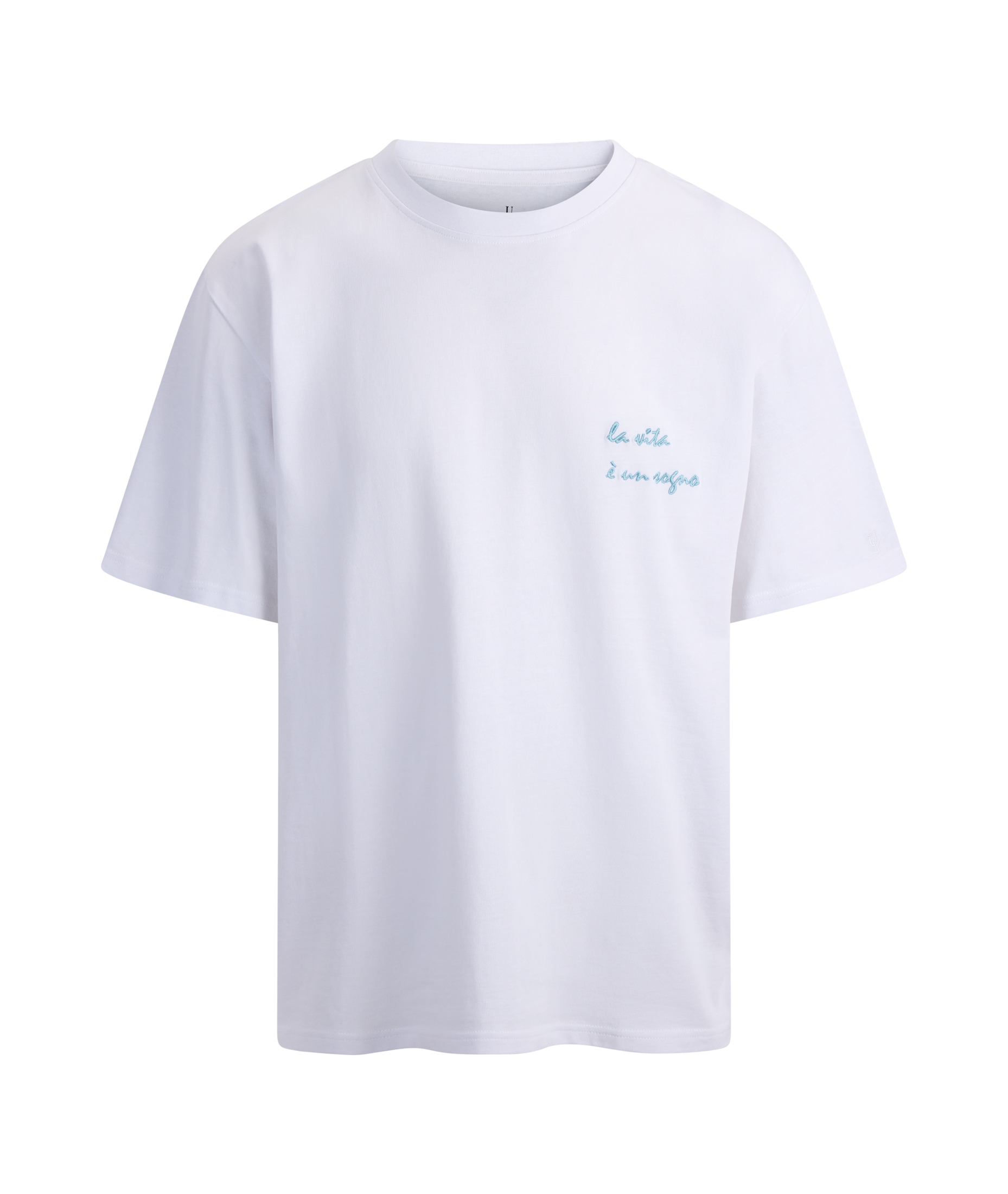 Urban Pioneers Male Flavio Tee T-SHIRT WHITE LA VITA